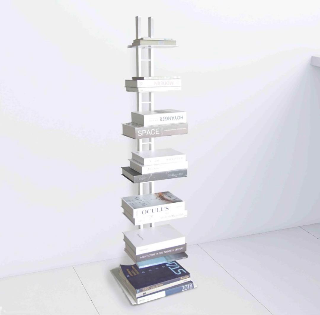 ルネセイコウタワーシェルフ　ピュアホワイト ６段 ブックタワー