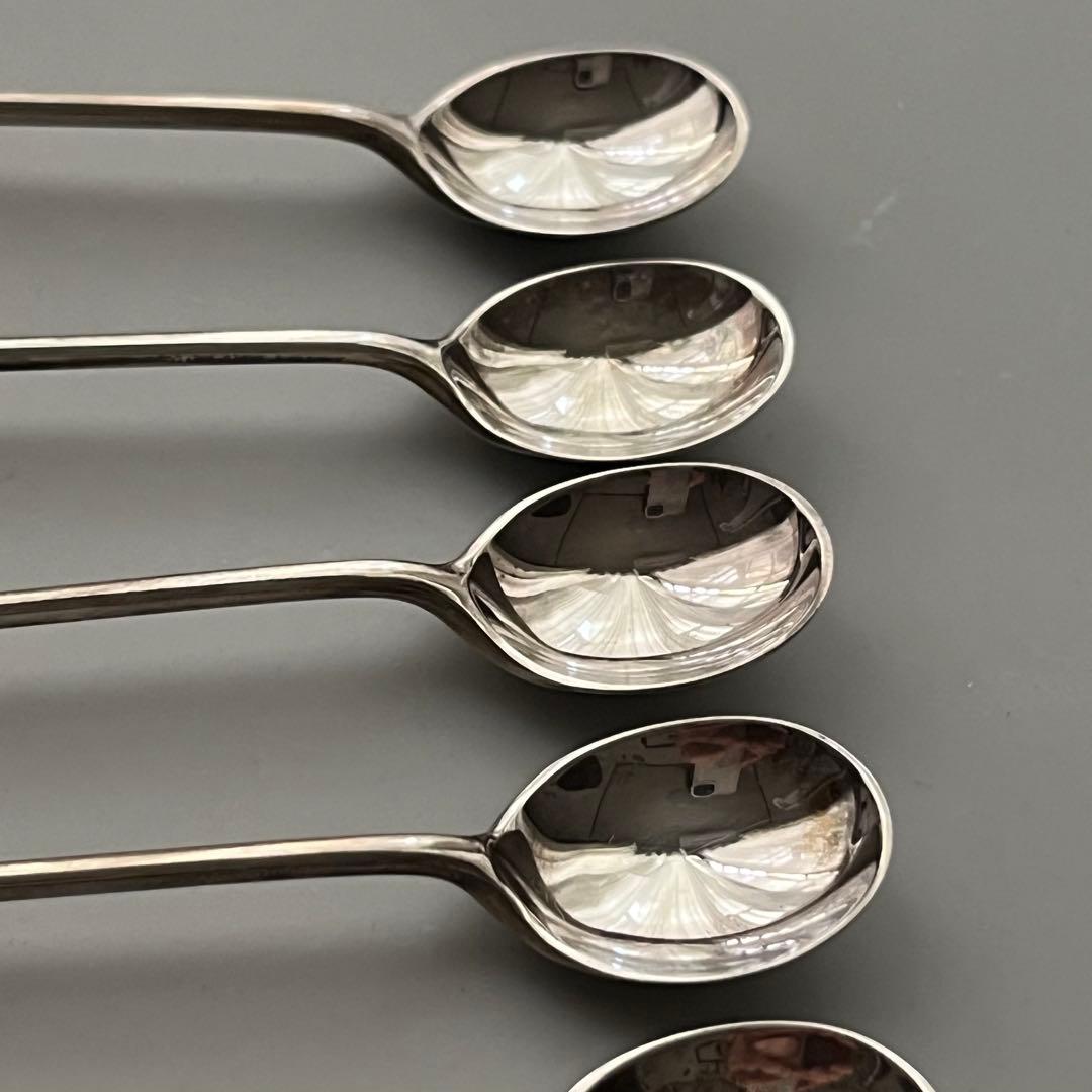 マッピン&ウェッブ コーヒービーンズ スプーン 純銀 スターリング