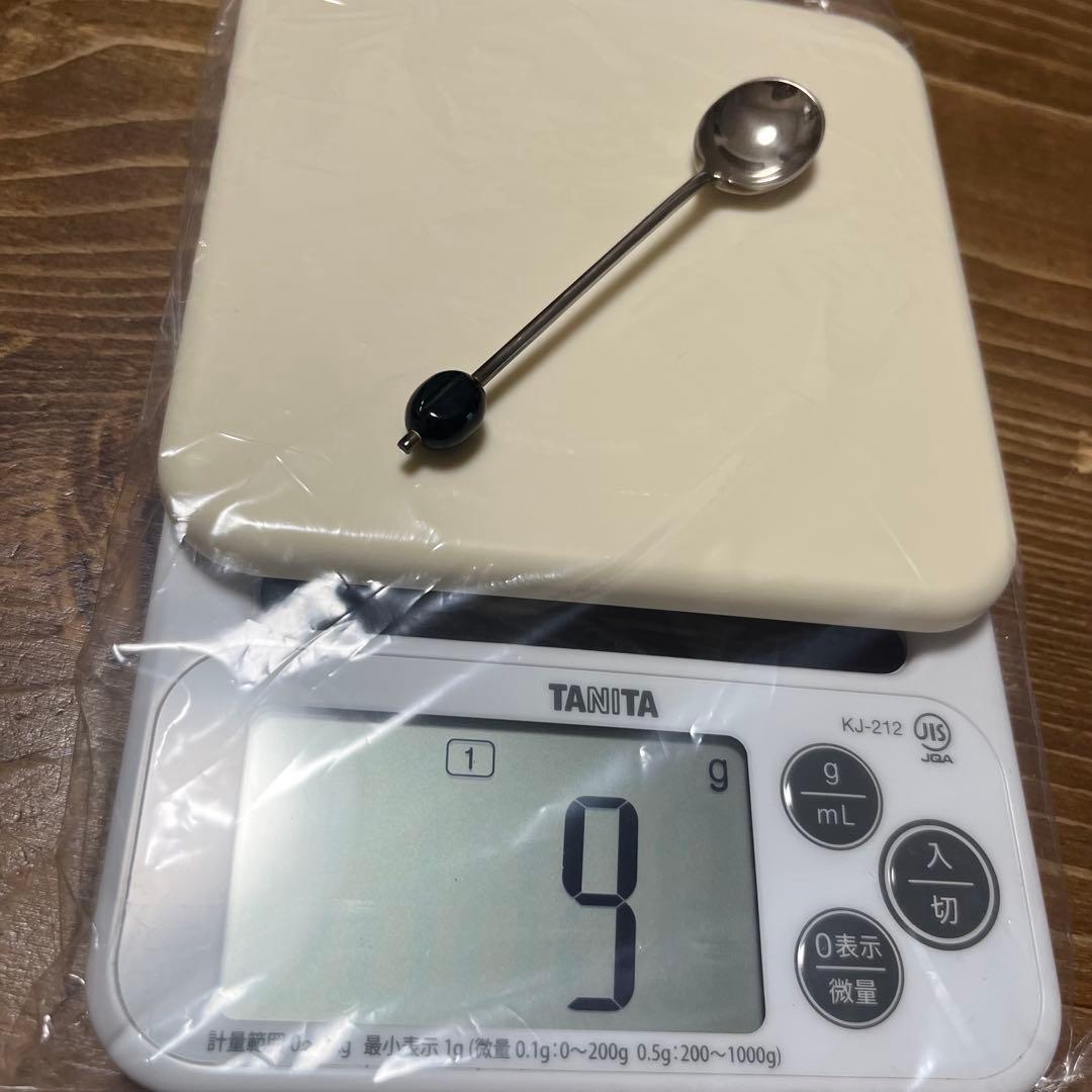 マッピン&ウェッブ コーヒービーンズ スプーン 純銀 スターリング