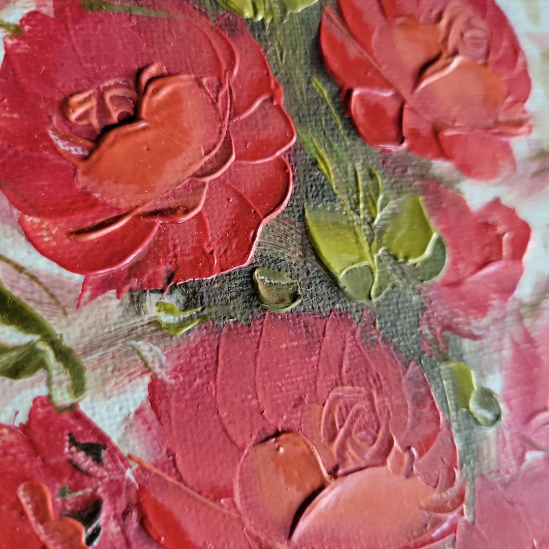 花束 油彩画 Kairan