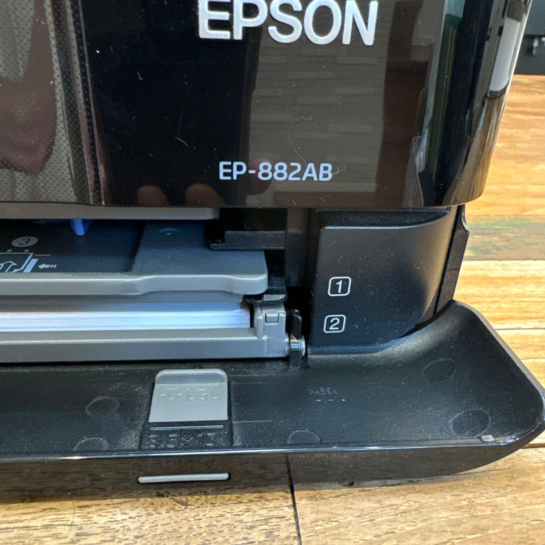 エプソン　カラリオ　プリンター　EP-882AB ブラック　可動確認済