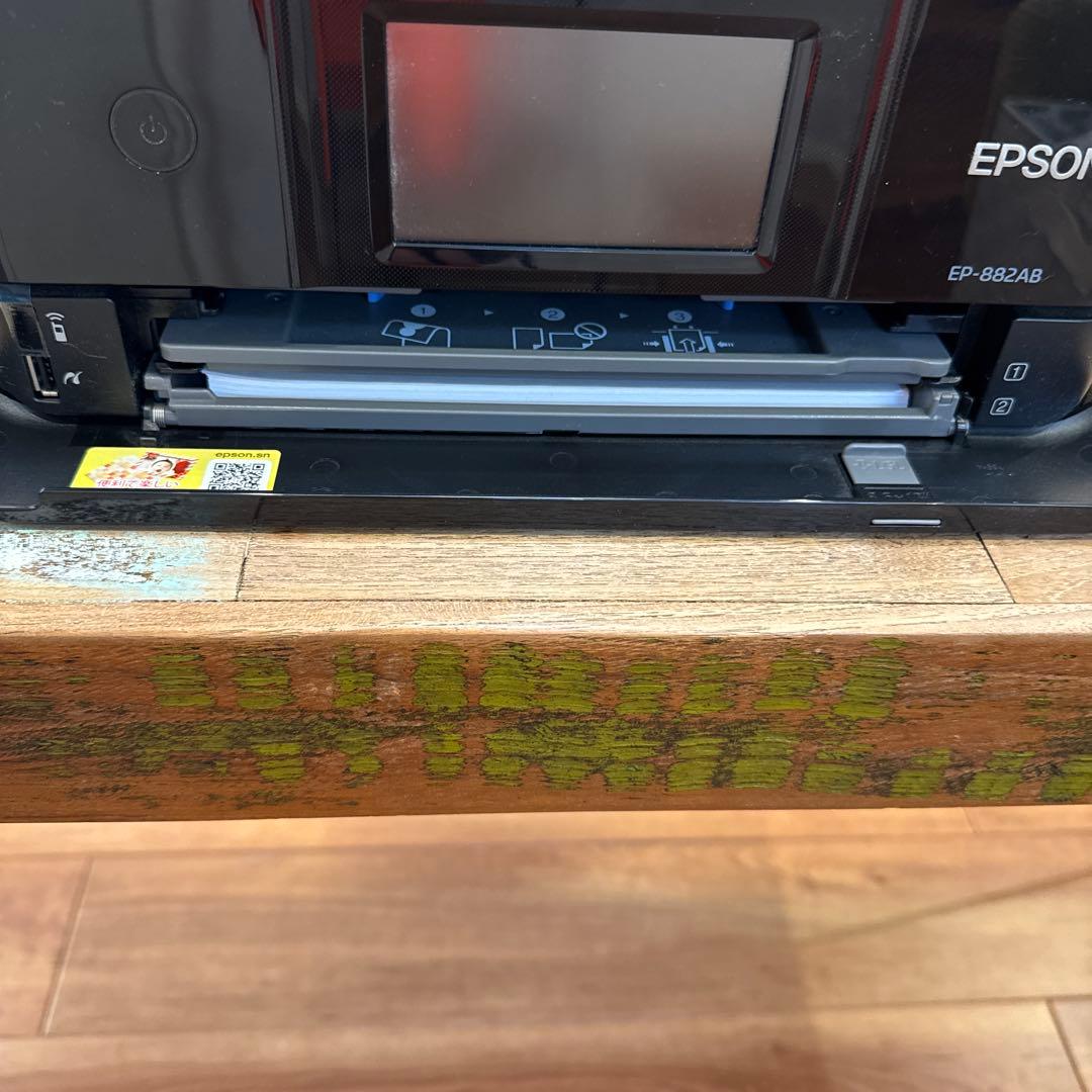 エプソン　カラリオ　プリンター　EP-882AB ブラック　可動確認済