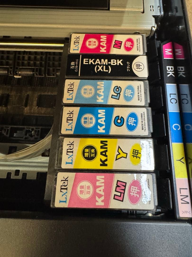 エプソン　カラリオ　プリンター　EP-882AB ブラック　可動確認済