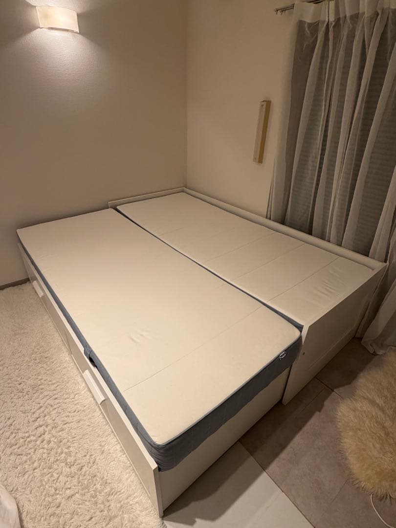 ベッドフレーム セミシングル　クイーン　引き取り限定