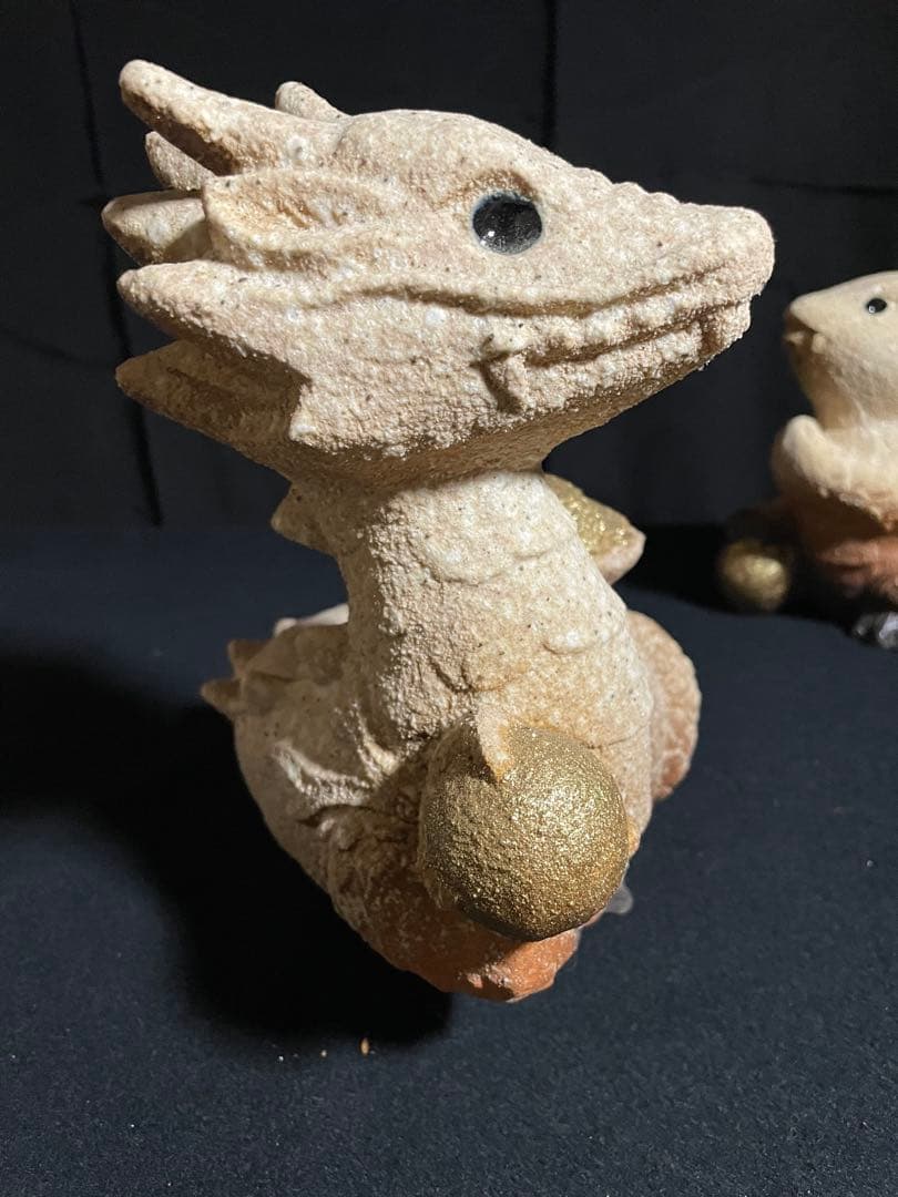 新作 信楽焼辰干支 開運寅置物 高さ22cm（大）