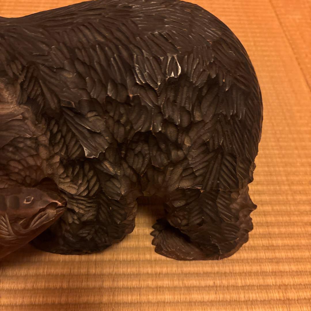 北海道熊の置き物