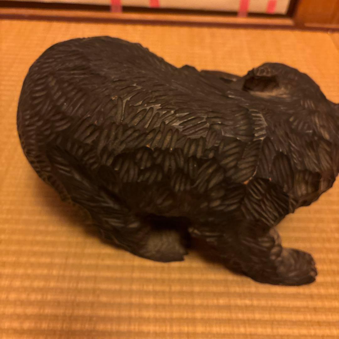 北海道熊の置き物
