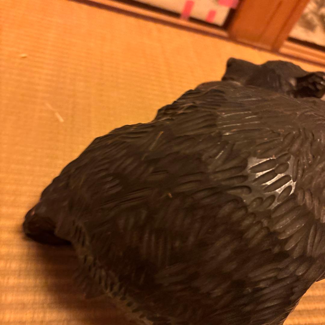 北海道熊の置き物