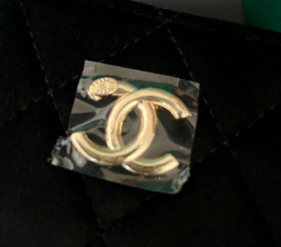 新品　シャネル キルティングポーチ　ノベルティ品　ベルベット　コスメポーチ