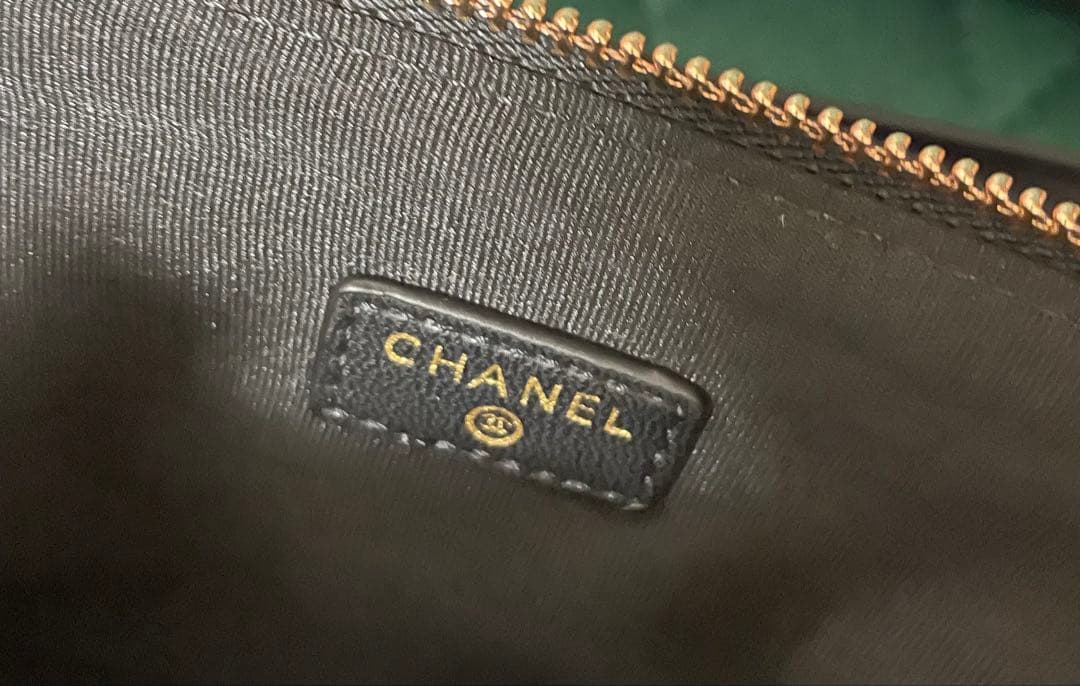 新品　シャネル キルティングポーチ　ノベルティ品　ベルベット　コスメポーチ