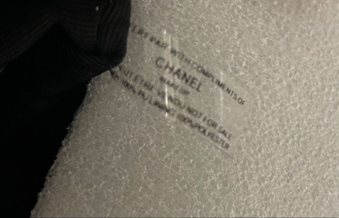 新品　シャネル キルティングポーチ　ノベルティ品　ベルベット　コスメポーチ