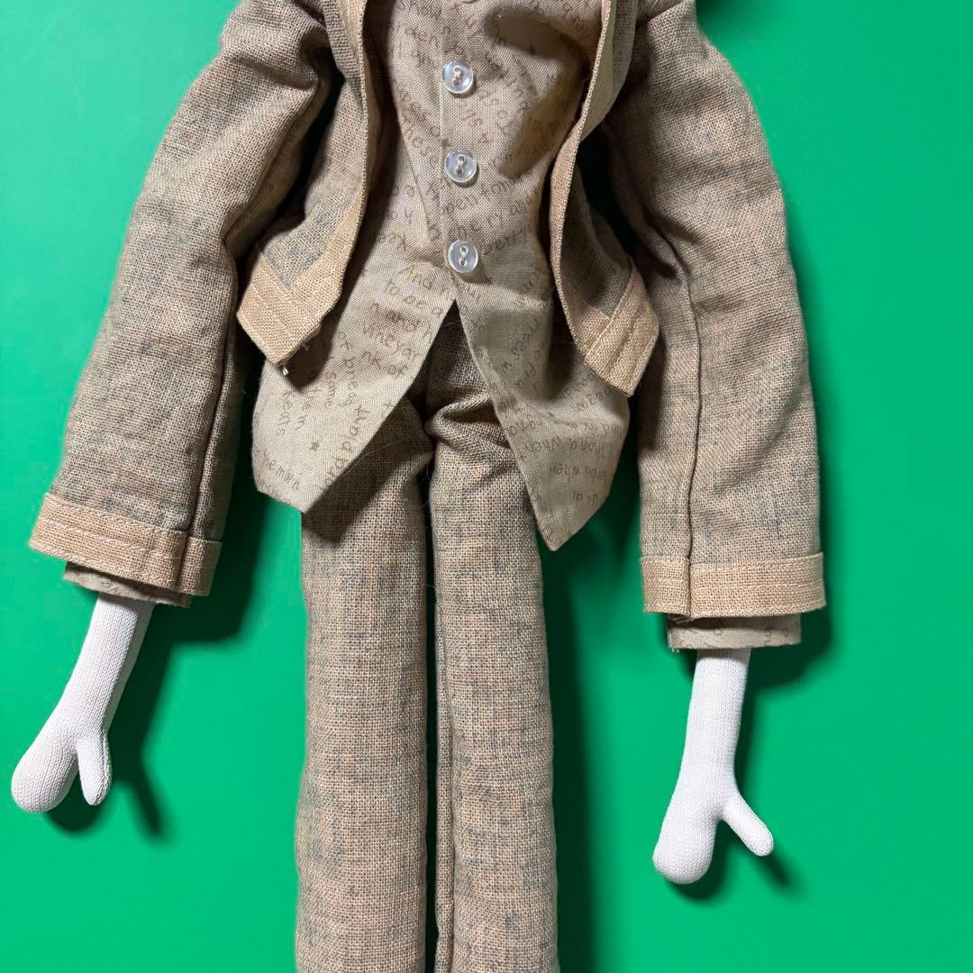 創作人形　ハンドメイド　メルヘン　手作り　ドール　ペア　洋風　カントリードール