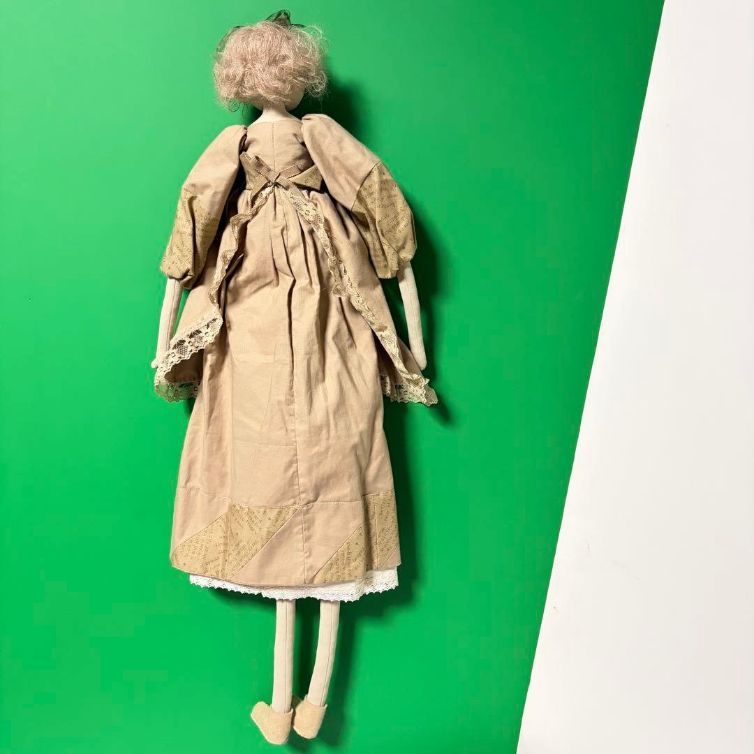 創作人形　ハンドメイド　メルヘン　手作り　ドール　ペア　洋風　カントリードール