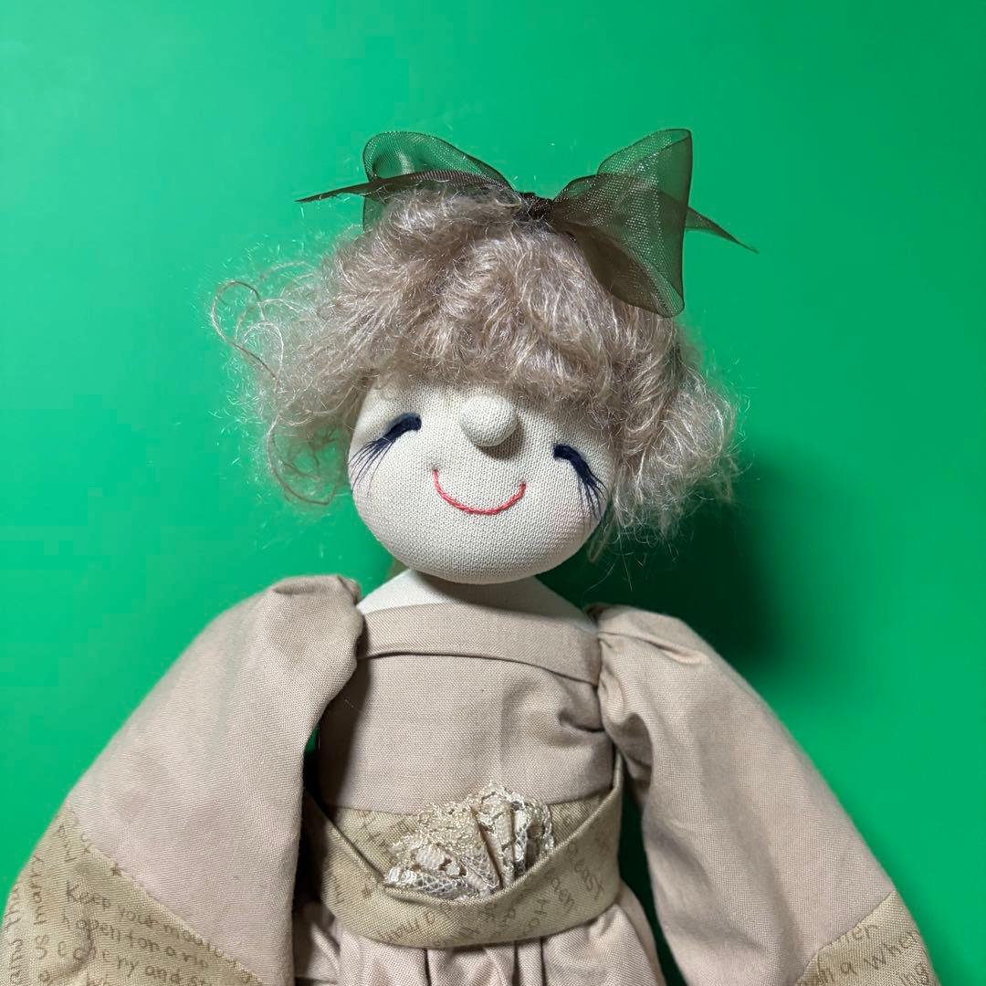 創作人形　ハンドメイド　メルヘン　手作り　ドール　ペア　洋風　カントリードール