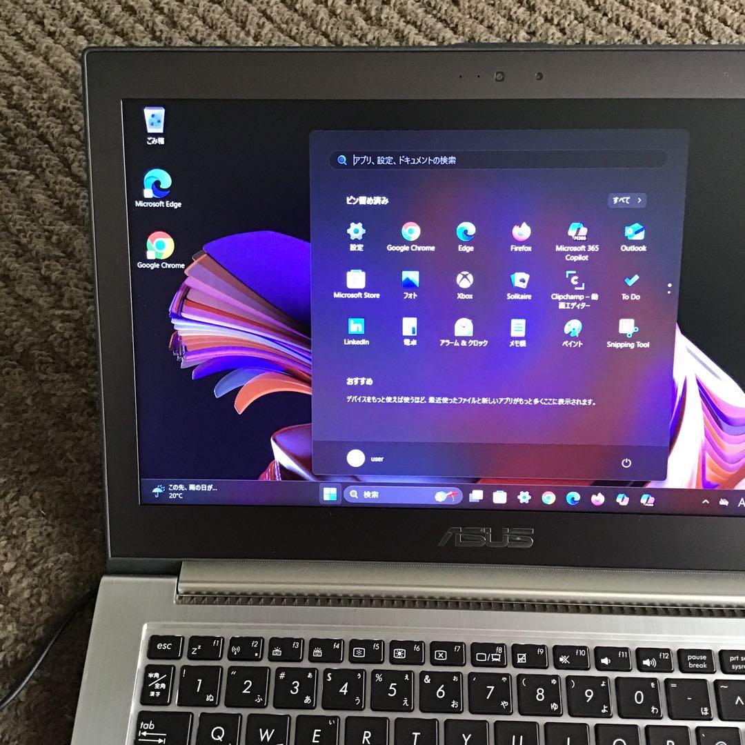 ★ ASUS ZenBook 最新Win11Pro Core i7/高速SSD