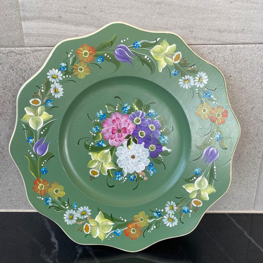 トールペイント(アッセンデルフト) 飾り皿