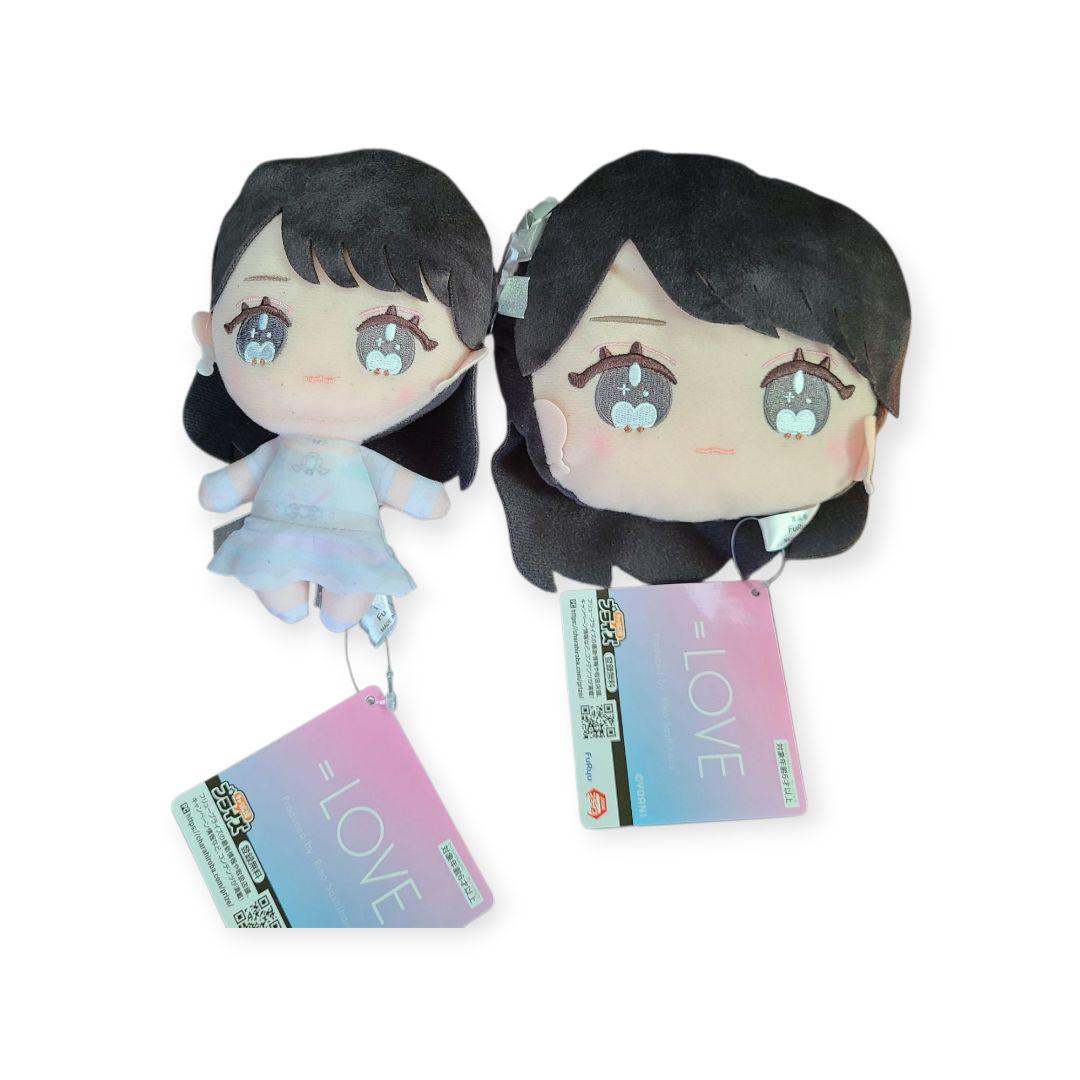 =LOVE　佐々木舞香　魔法少女衣装　フェイスパスケース＆ぬいぐるみ2点セット
