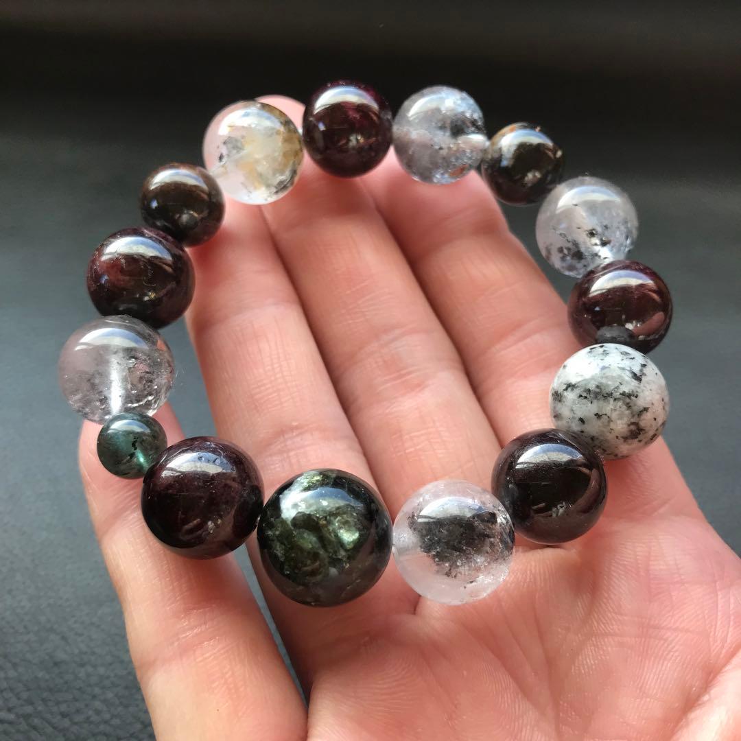 ガーネットとヒマラヤミックス❣️16cm