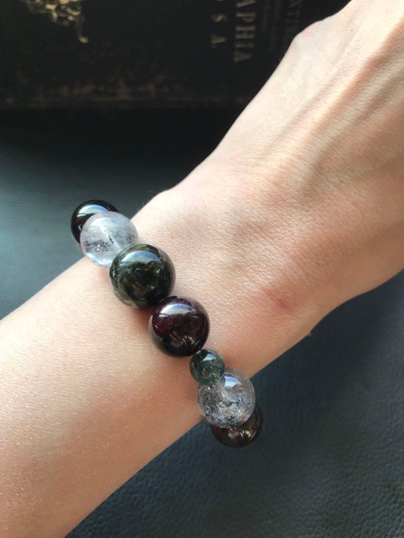 ガーネットとヒマラヤミックス❣️16cm