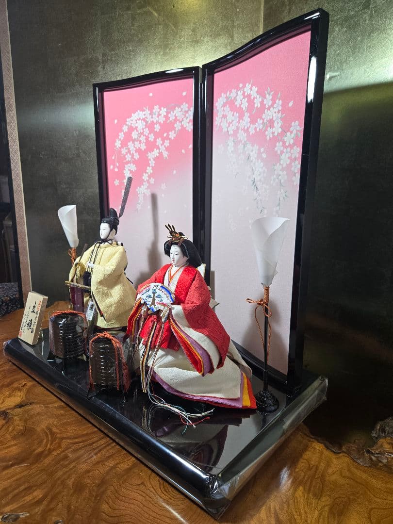 【一点限り】雛人形 立雛飾り　G2