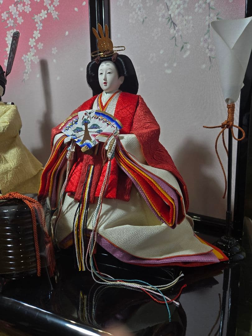 【一点限り】雛人形 立雛飾り　G2