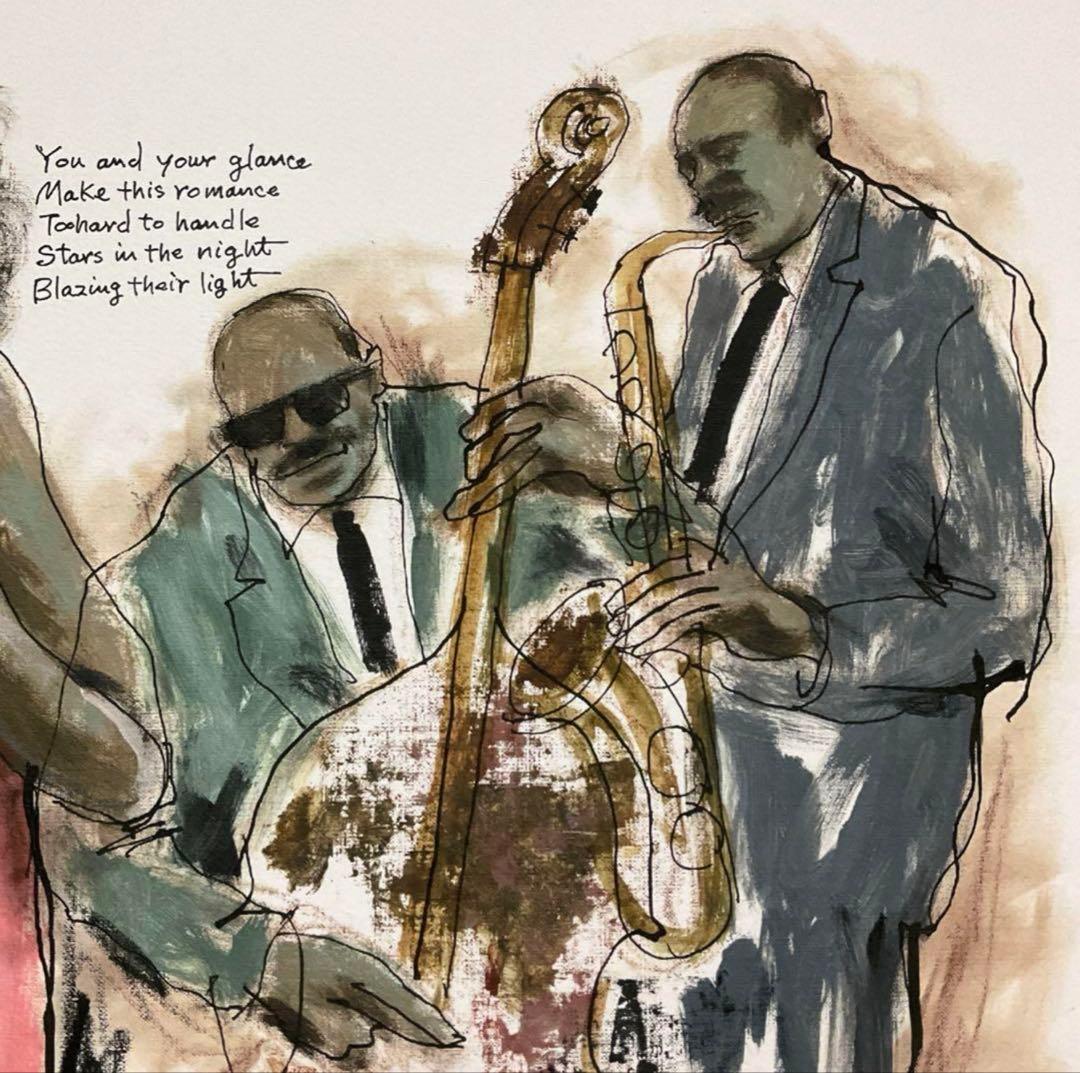 絵画・額縁・版画・津田耕・Swing・JAZZシリーズ・美術品・インテリア・雑貨