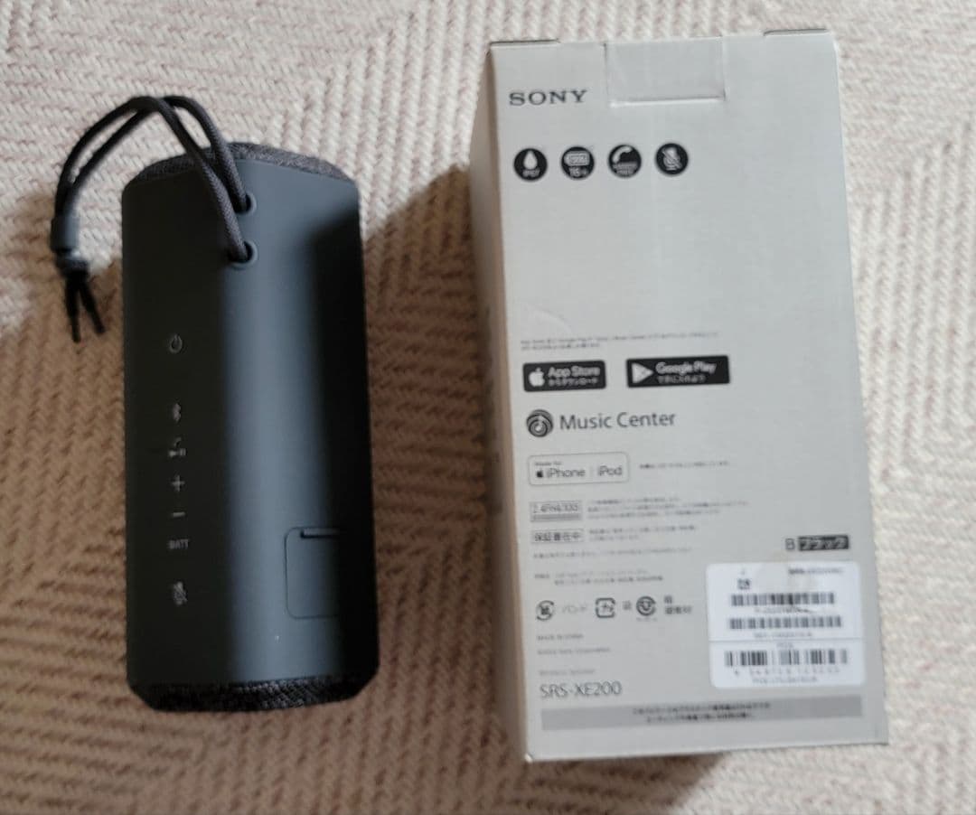 SONY SRS-XE200 ブラック ワイヤレススピーカー