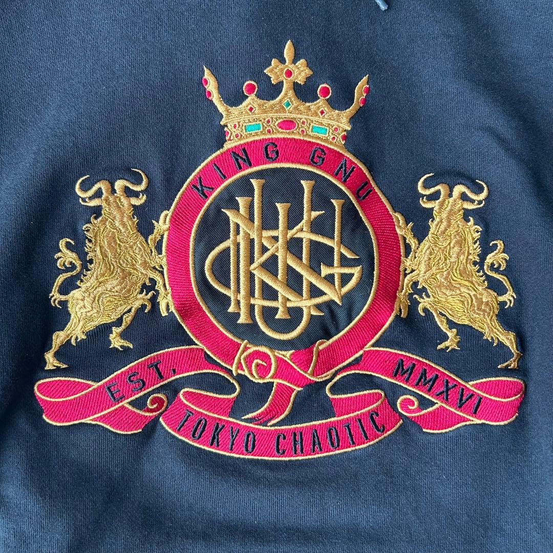 King Gnu キングヌー CREST LOGO HOODIE パーカー L