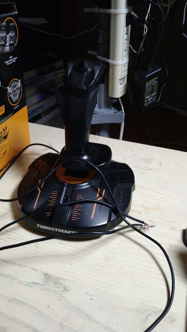 スラストマスターt16000M フライトスティック　ジャンク　&スロットルレバー
