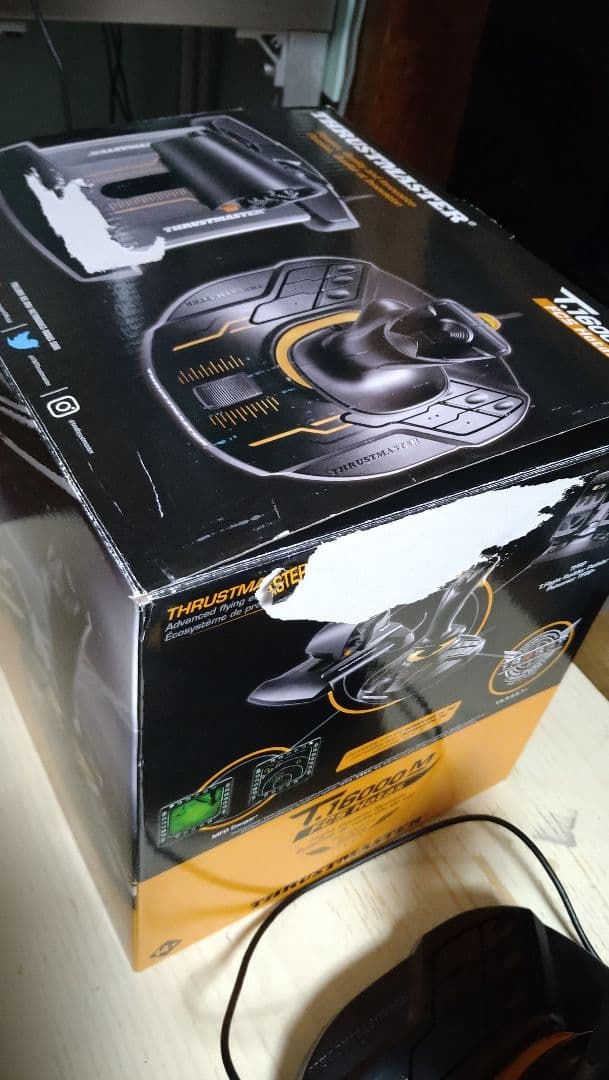 スラストマスターt16000M フライトスティック　ジャンク　&スロットルレバー