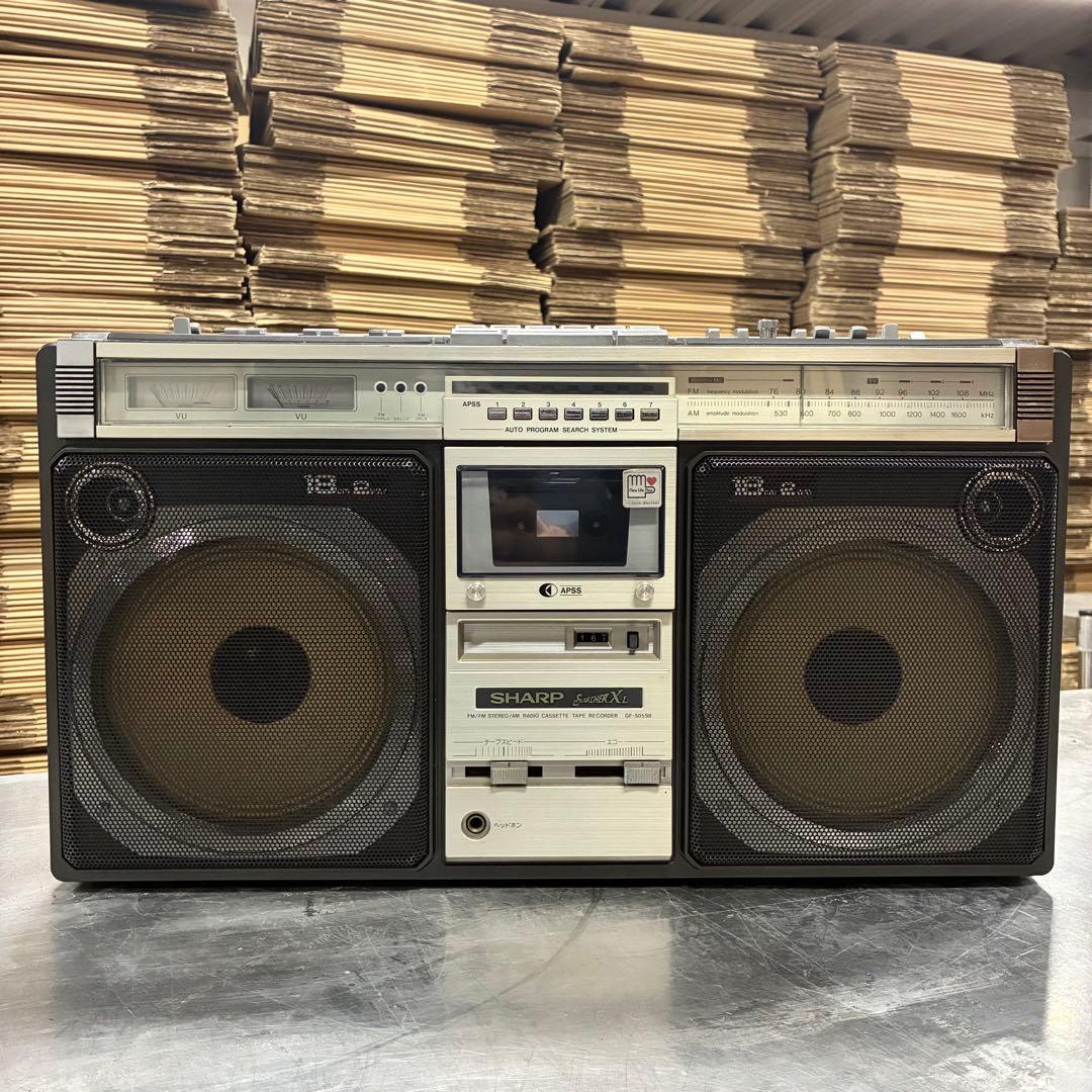 [現状品]シャープ　SEARCHER-XL GF-505SB ラジカセ