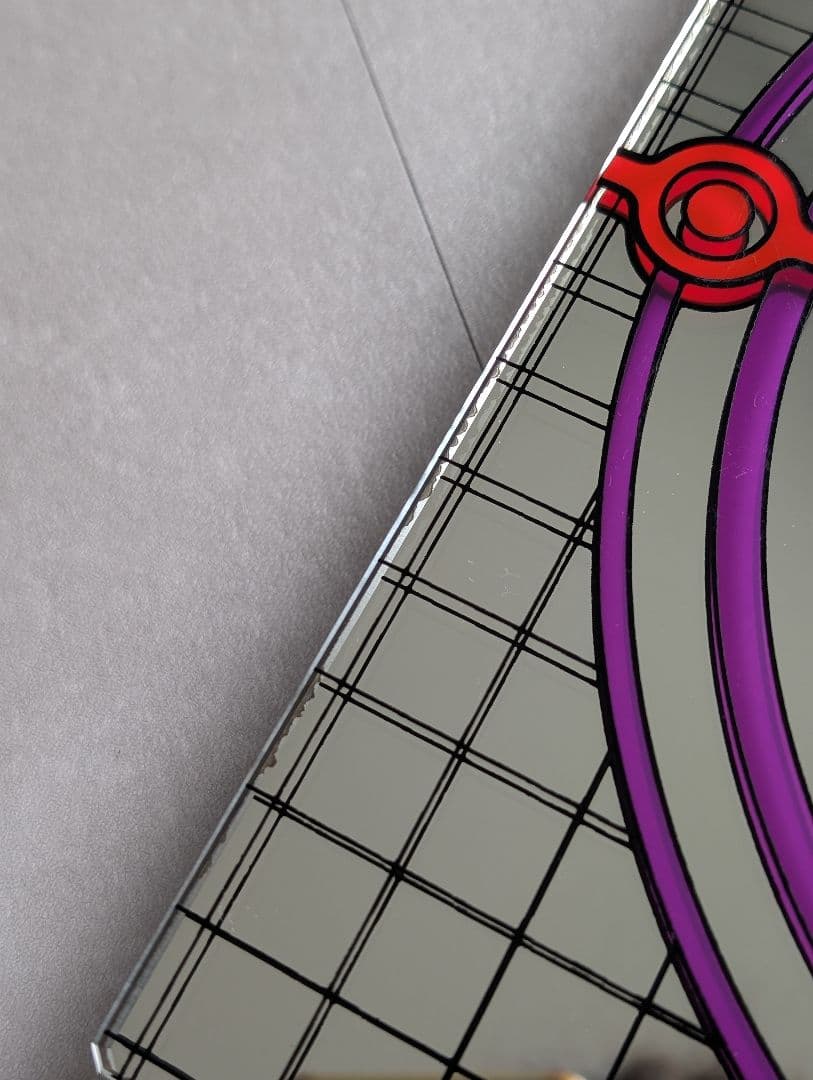 70's-80's EVITA ミラー ウォールクロック レトロ スペースエイジ