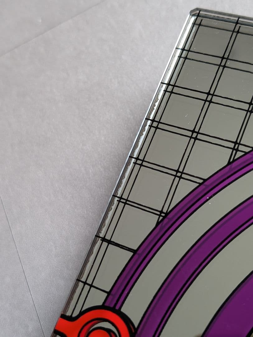 70's-80's EVITA ミラー ウォールクロック レトロ スペースエイジ