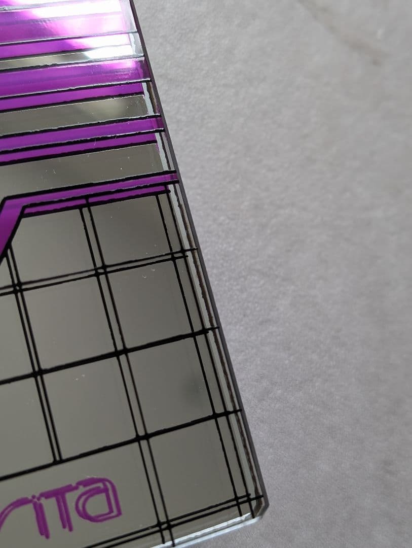 70's-80's EVITA ミラー ウォールクロック レトロ スペースエイジ