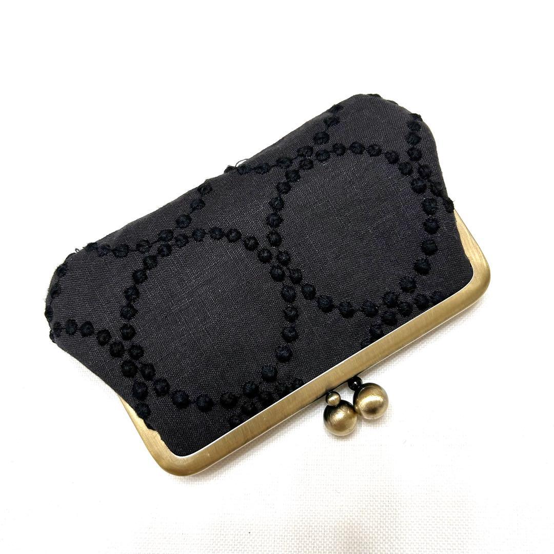 ミナペルホネン　ハンドメイド　がま口⭐️カメリアgoodold⭐️財布カードケース