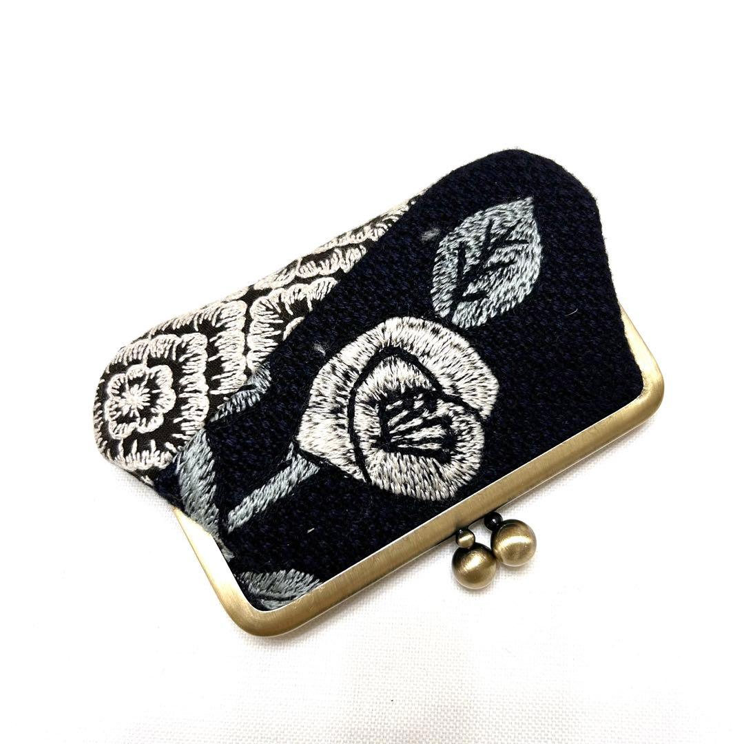 ミナペルホネン　ハンドメイド　がま口⭐️カメリアgoodold⭐️財布カードケース