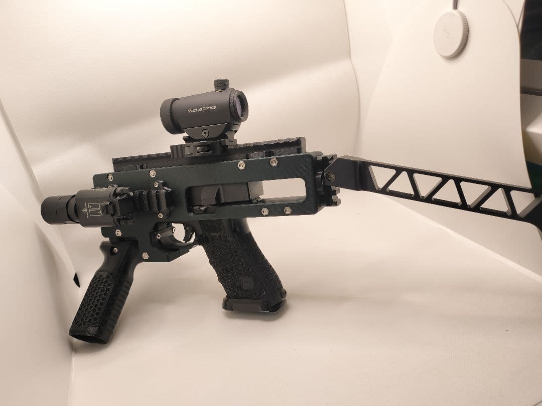 3Dプリンター製 グロック カービンキットサバゲー ミリタリーパーツ