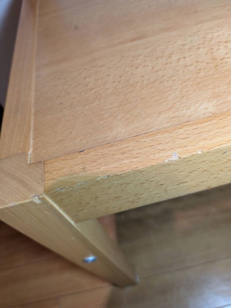 《送料込》無印 ダイニングチェア ブナ材 木製イス 廃盤品 2脚セット 椅子