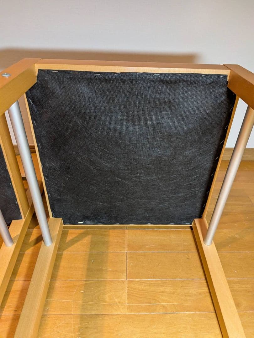 《送料込》無印 ダイニングチェア ブナ材 木製イス 廃盤品 2脚セット 椅子