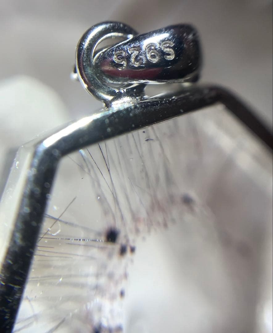 ⭐️神秘的⭐️スーパーセブン　六芒星　ペンダントトップ　レピドクロサイト　ゲーサイト