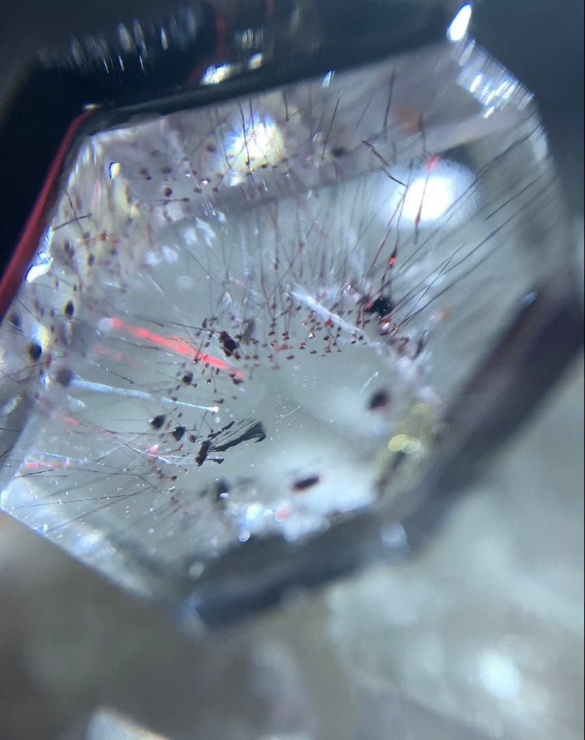 ⭐️神秘的⭐️スーパーセブン　六芒星　ペンダントトップ　レピドクロサイト　ゲーサイト