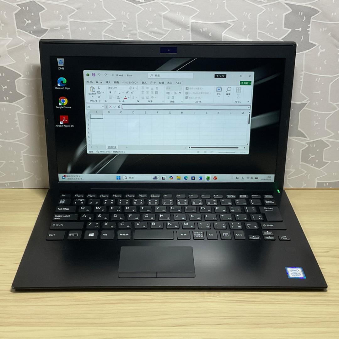 VAIO Pro i5/8GB/SSD 256GB　高級　指紋認証　すぐ使える②