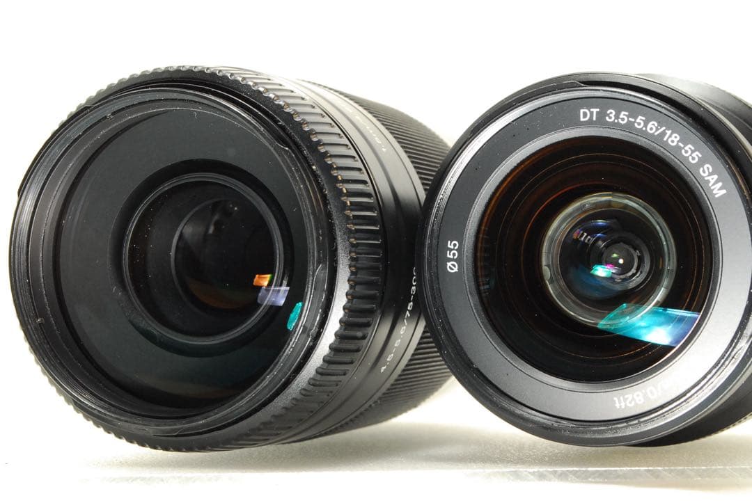 SONY α55 ❤️超望遠300mm ダブルレンズ 一眼レフ スマホ転送