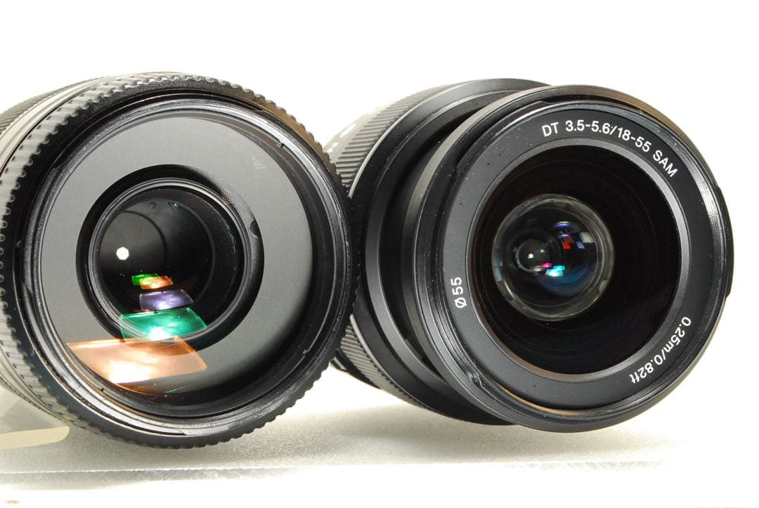 SONY α55 ❤️超望遠300mm ダブルレンズ 一眼レフ スマホ転送