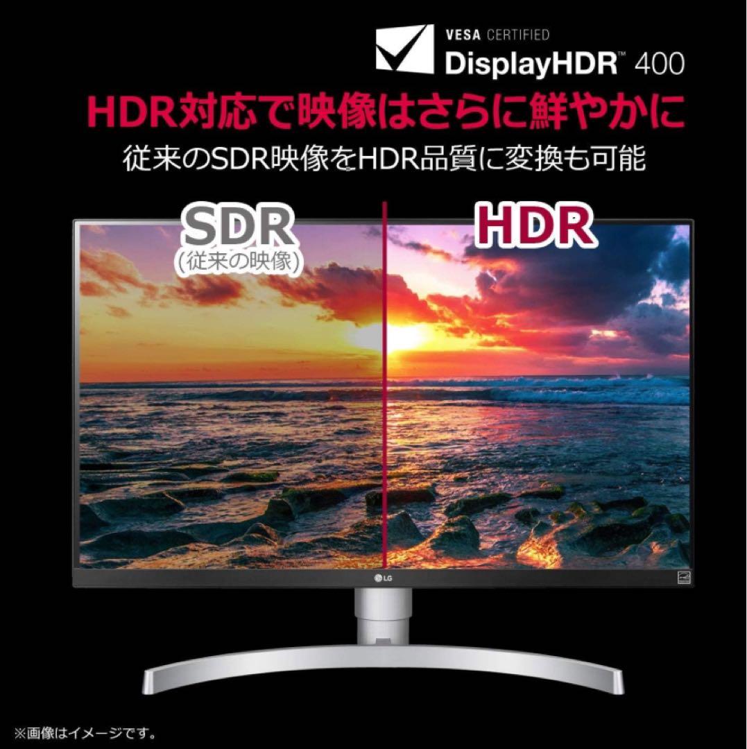LG 27インチ IPS 4K モニター 27UL600w