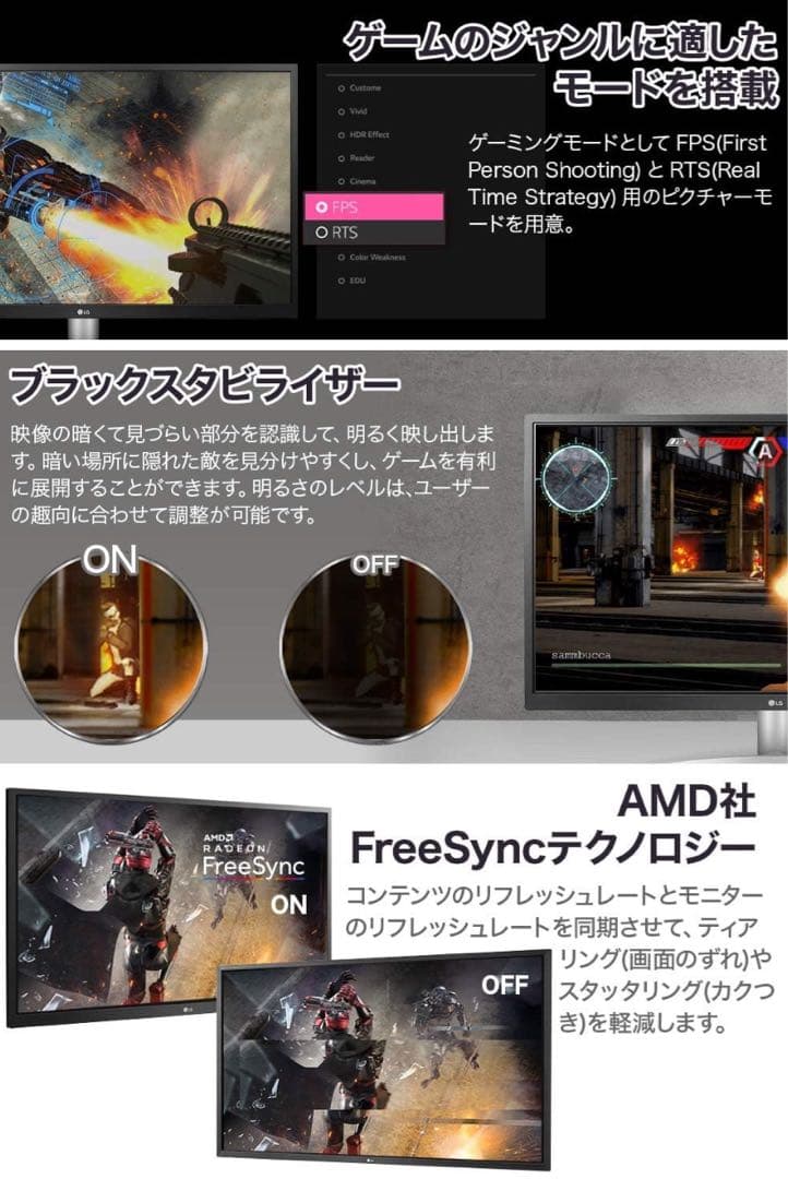 LG 27インチ IPS 4K モニター 27UL600w