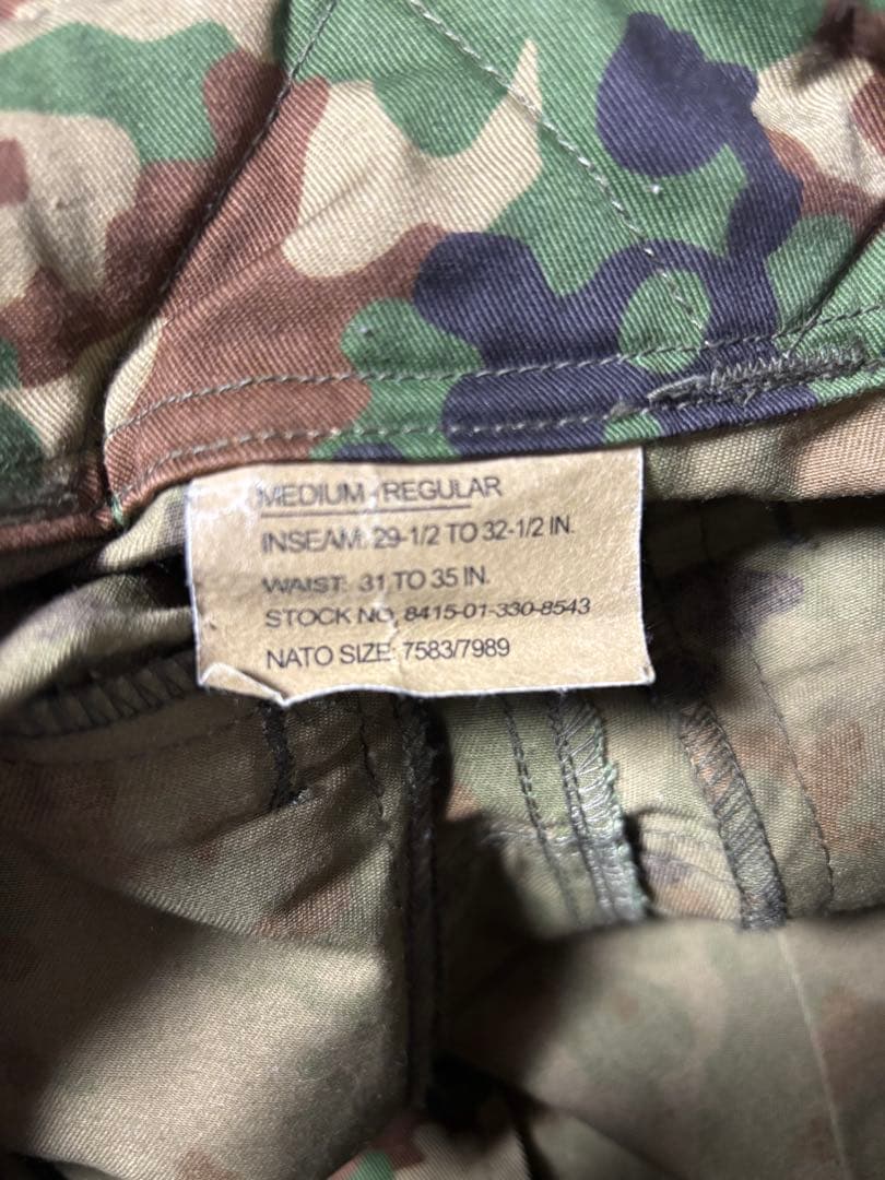 陸自迷彩 コンバットシャツ＆パンツ