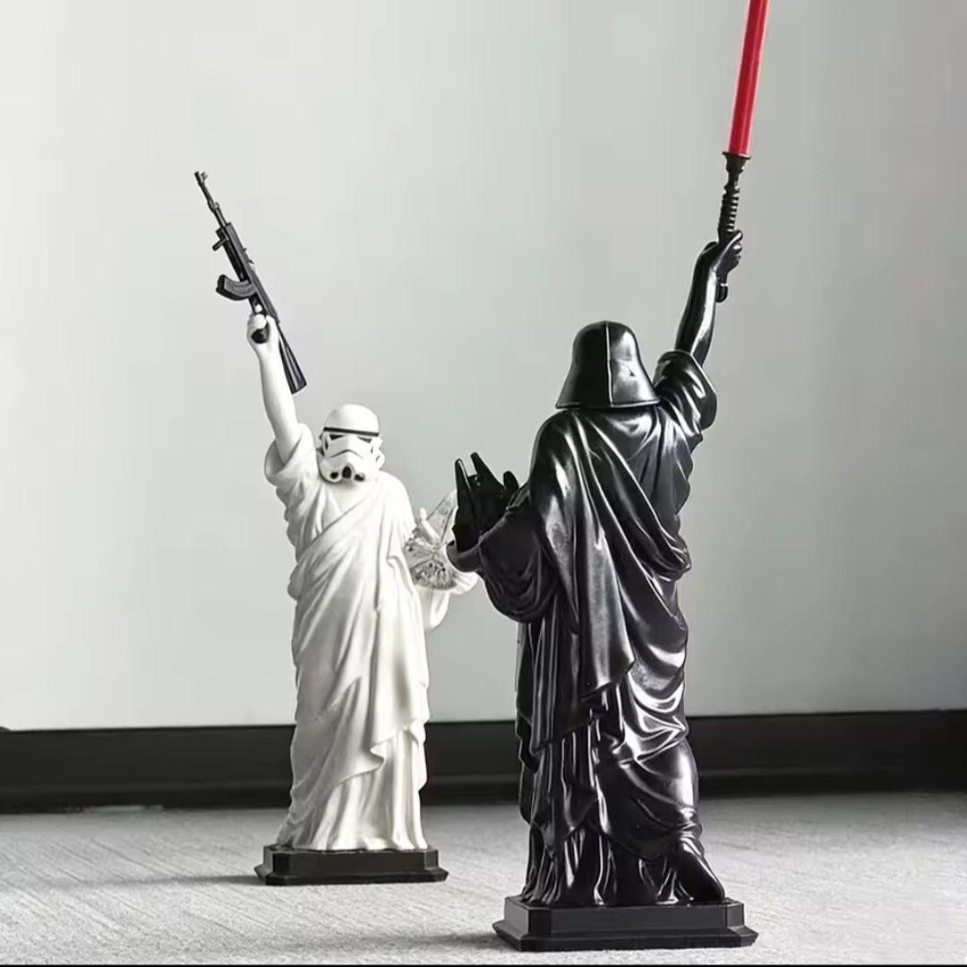 【新品2体セット】STAR WARS スターウォーズ 自由の女神風フィギュア