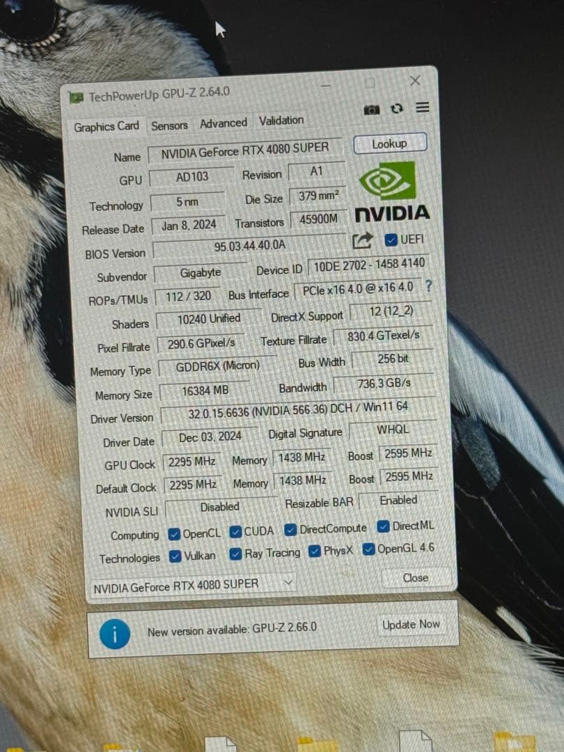 グラフィックボード・グラボ・ビデオカード GIGABYTE GeForce RTX 4080 super