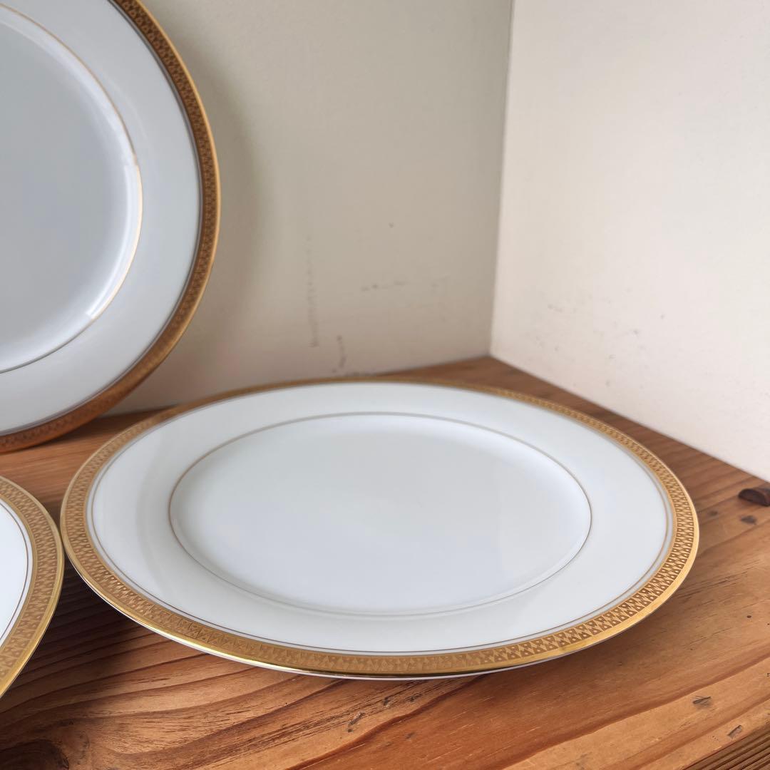 ノリタケ ゴールドリッジ 23cmプレート　5枚セット　5480s 金彩